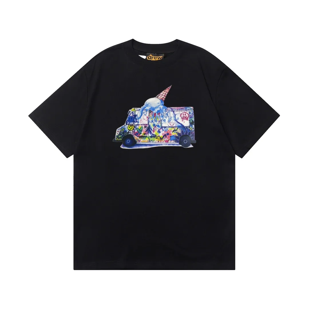 D 060 9 2023SS Same Style drew T g , ！ Quality！！ ， Quality！！ ， ！！ ， ， ， ， ， 。 Sizes：S M L XL ：Black White Royal Blue Red Brown White Orange
